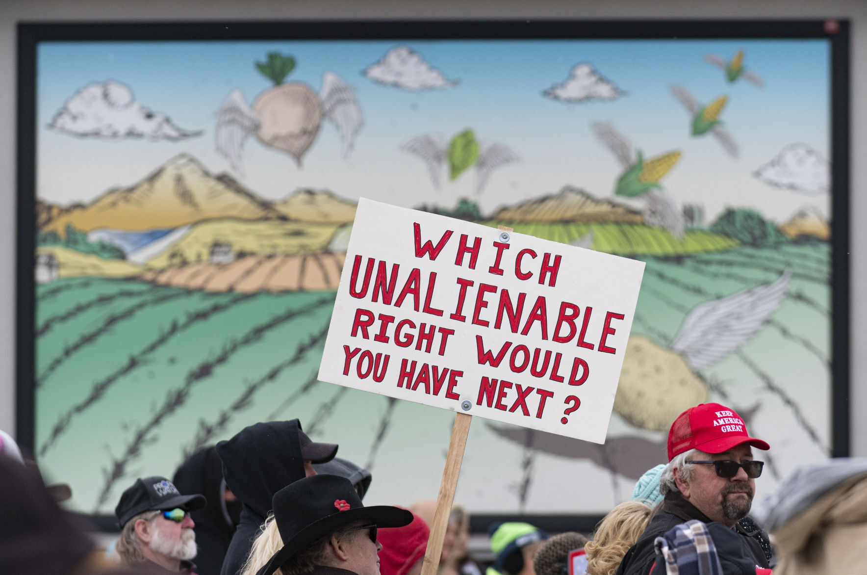 No Mask Mandates Rally